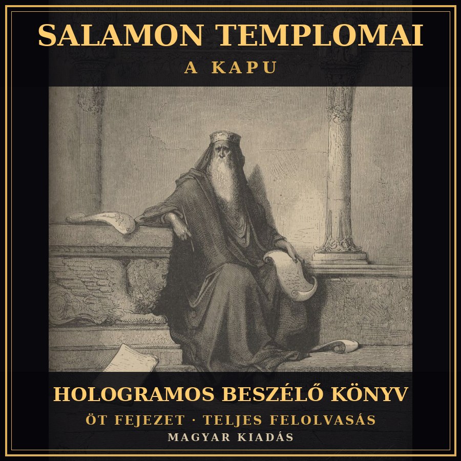 Solomon's Temples in Hungarian — the book cover